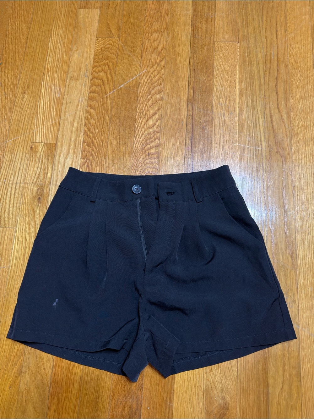 Classic Black Women's Tailored Shorts